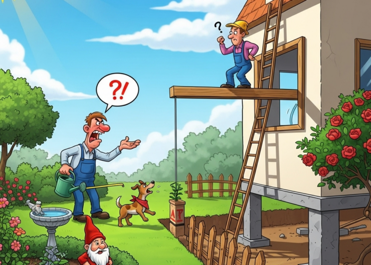 Hàng xóm xây nhà lấn chiếm đất: Hướng dẫn xử lý đúng luật từ A-Z